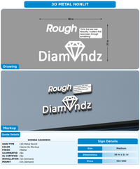 CUSTOM MOCKUP SIGN FOR Shenna Saunders