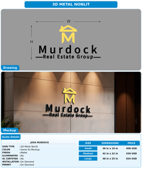 CUSTOM MOCKUP SIGN FOR Josh murdock