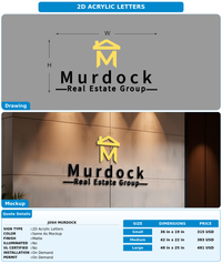 CUSTOM MOCKUP SIGN FOR Josh murdock