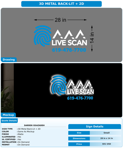 CUSTOM MOCKUP SIGN FOR Darren Issazadeh