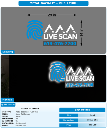 CUSTOM MOCKUP SIGN FOR Darren Issazadeh