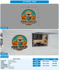 CUSTOM MOCKUP SIGN FOR Hilary Zuniga