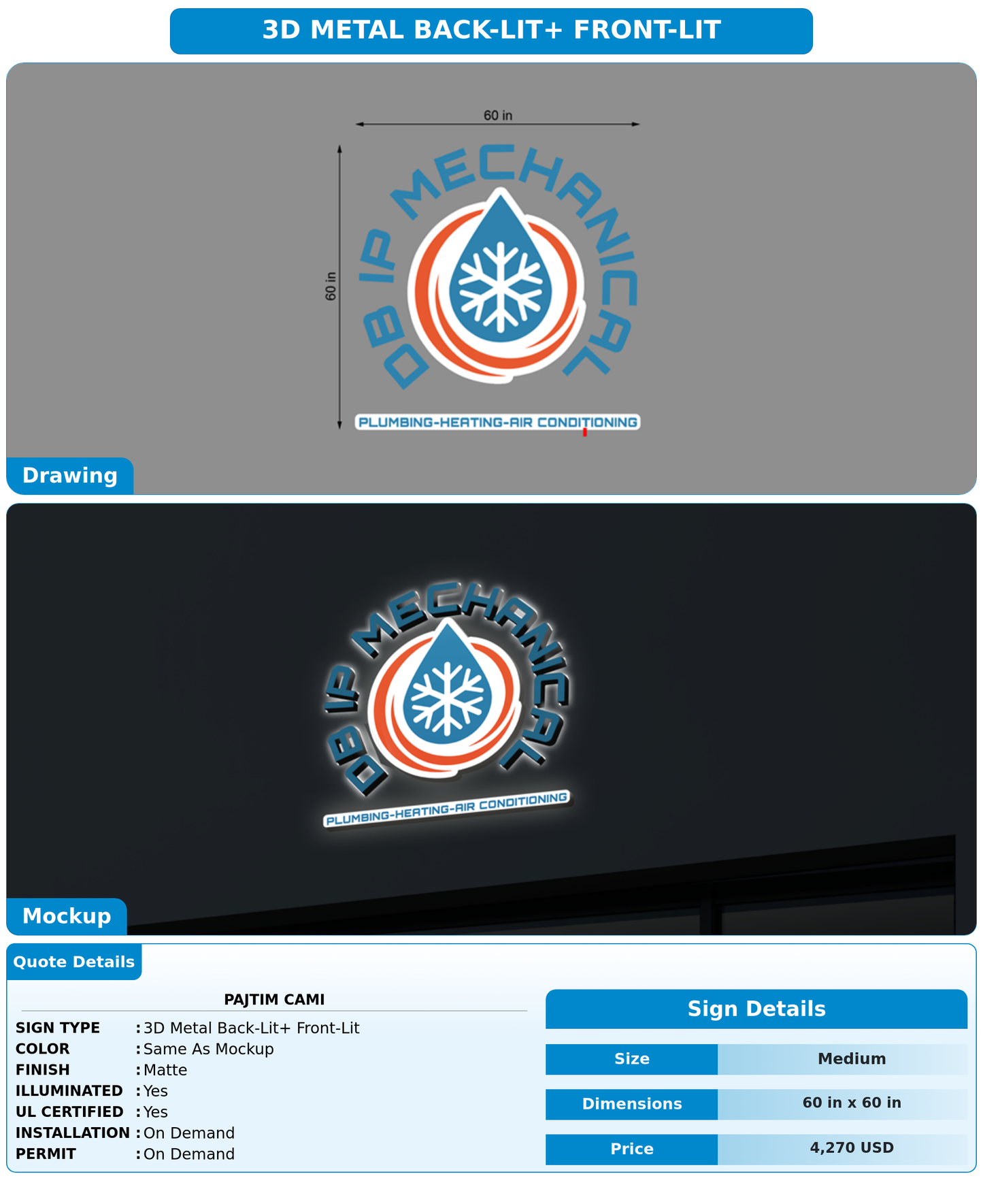CUSTOM MOCKUP SIGN FOR Pajtim Cami