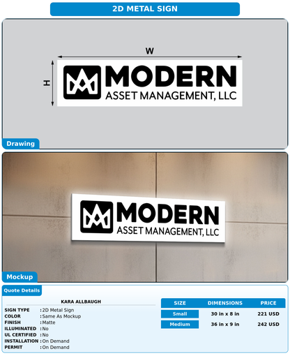 CUSTOM MOCKUP SIGN FOR Kara Allbaugh