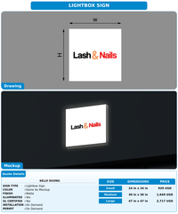 CUSTOM MOCKUP SIGN FOR Kelly Duong