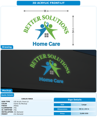 CUSTOM MOCKUP SIGN FOR Carlos Faria