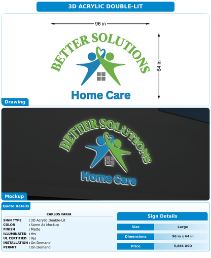 CUSTOM MOCKUP SIGN FOR Carlos Faria