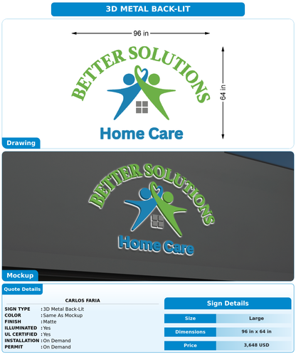 CUSTOM MOCKUP SIGN FOR Carlos Faria