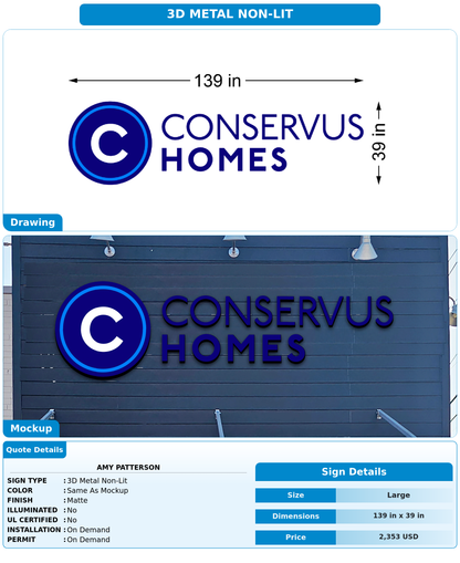 CUSTOM MOCKUP SIGN FOR Amy Patterson