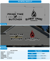 CUSTOM MOCKUP SIGN FOR Josh Kreitzman