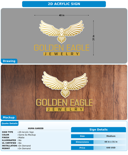 CUSTOM MOCKUP SIGN FOR huma gareeb