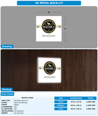 CUSTOM MOCKUP SIGN FOR Matias Lopez