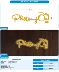 CUSTOM MOCKUP SIGN FOR Yonny Sanchez