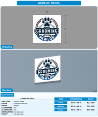 CUSTOM MOCKUP SIGN FOR Carina Ricardo