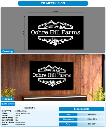 CUSTOM MOCKUP SIGN FOR Kevin King