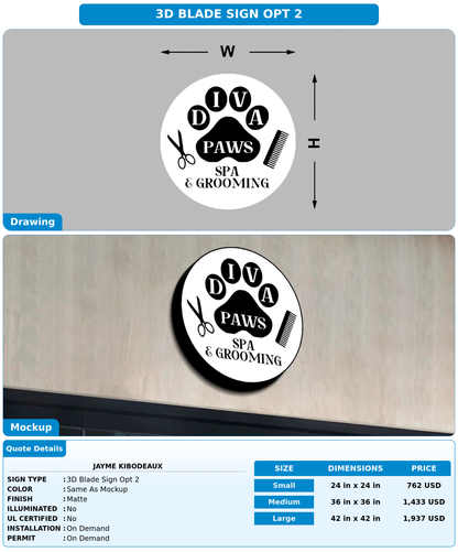CUSTOM MOCKUP SIGN FOR Jayme Kibodeaux