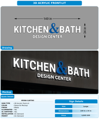 CUSTOM MOCKUP SIGN FOR Vesna Ilnitski