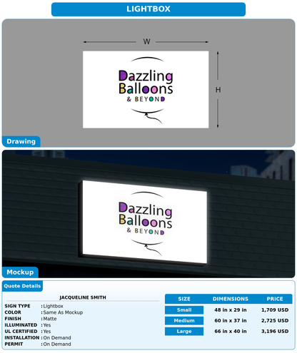 CUSTOM MOCKUP SIGN FOR Jacqueline Smith