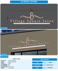 CUSTOM MOCKUP SIGN FOR Lindsay Clark