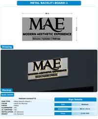 CUSTOM MOCKUP SIGN FOR Maegan Souquette