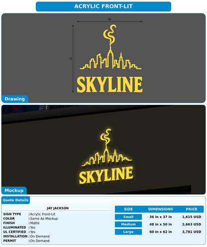 CUSTOM MOCKUP SIGN FOR Jay Jackson