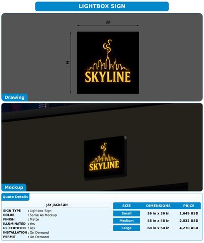 CUSTOM MOCKUP SIGN FOR Jay Jackson