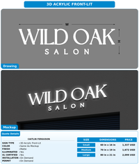 CUSTOM MOCKUP SIGN FOR Caitlin Ferguson