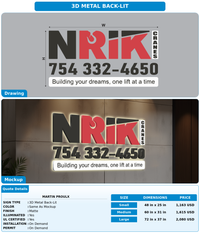 CUSTOM MOCKUP SIGN FOR Martin Proulx