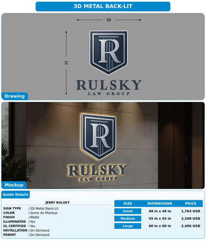 CUSTOM MOCKUP SIGN FOR Jerry Rulsky
