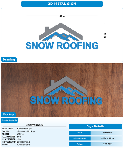 CUSTOM MOCKUP SIGN FOR Celeste Kinsey
