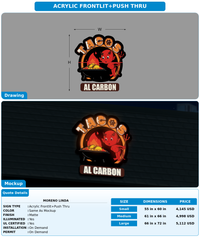 CUSTOM MOCKUP SIGN FOR MORENO LINDA