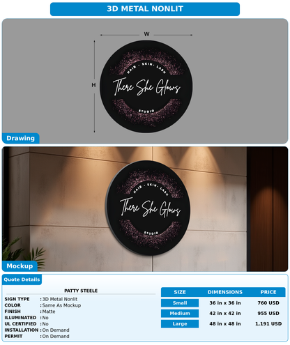 CUSTOM MOCKUP SIGN FOR Patty Steele