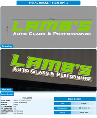 CUSTOM MOCKUP SIGN FOR Paul Lamb