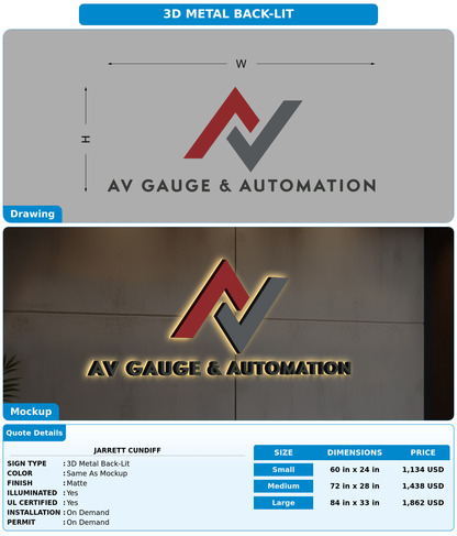 CUSTOM MOCKUP SIGN FOR Jarrett Cundiff