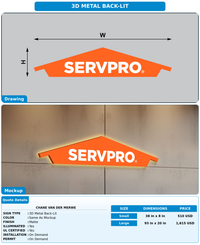 CUSTOM MOCKUP SIGN FOR Chane Van Der Merwe