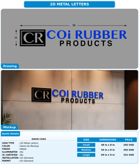 CUSTOM MOCKUP SIGN FOR David chao