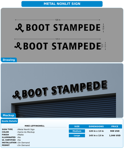 CUSTOM MOCKUP SIGN FOR Mike Leffingwell