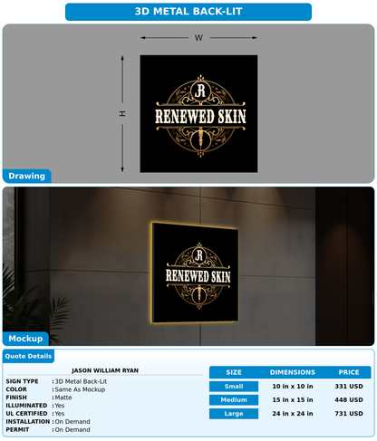 CUSTOM MOCKUP SIGN FOR Jason William Ryan