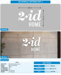 CUSTOM MOCKUP SIGN FOR Laila