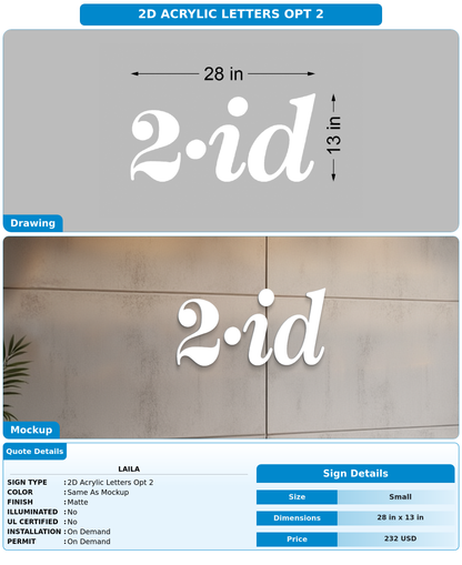CUSTOM MOCKUP SIGN FOR Laila
