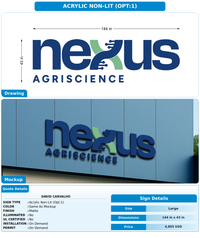 CUSTOM MOCKUP SIGN FOR David Carvalho