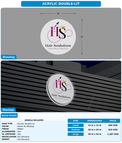 CUSTOM MOCKUP SIGN FOR Angela Williams