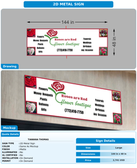 CUSTOM MOCKUP SIGN FOR Tiawana Thomas