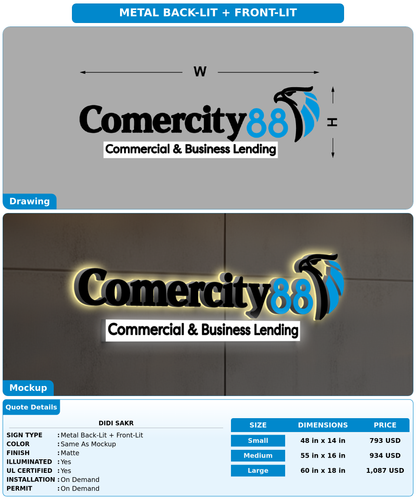 CUSTOM MOCKUP SIGN FOR Didi Sakr