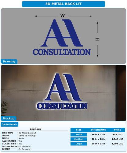 CUSTOM MOCKUP SIGN FOR Didi Sakr