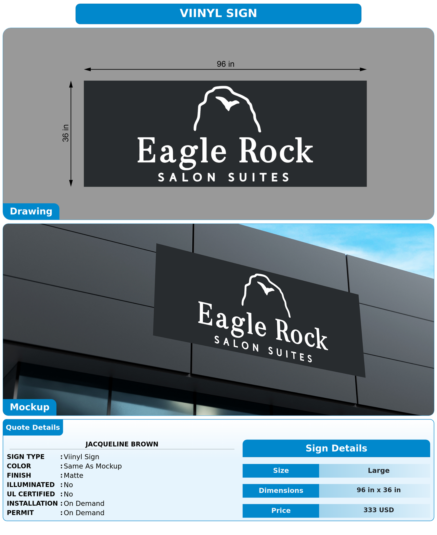 CUSTOM MOCKUP SIGN FOR Jacqueline Brown