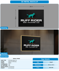CUSTOM MOCKUP SIGN FOR Mikali Frans