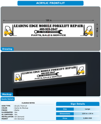 CUSTOM MOCKUP SIGN FOR CLAUDIA REYES
