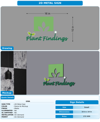 CUSTOM MOCKUP SIGN FOR Gina