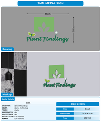 CUSTOM MOCKUP SIGN FOR Gina